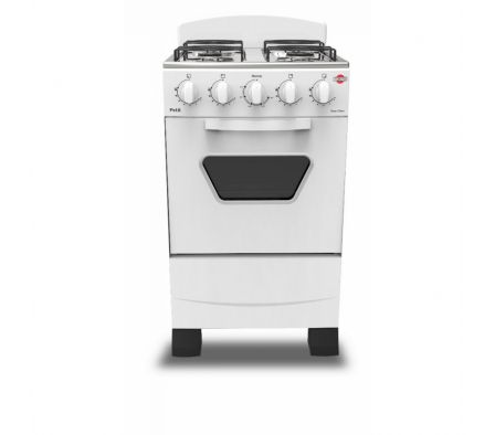 COCINA A GAS TOKYO PETIT 4H MESA INOX CON RESPALDO HORNO LIMPIA FACIL