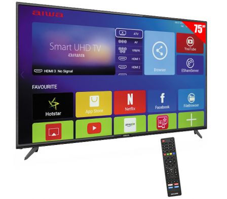 TELEVISOR SMART AIWA AW75B4K 75"UHD